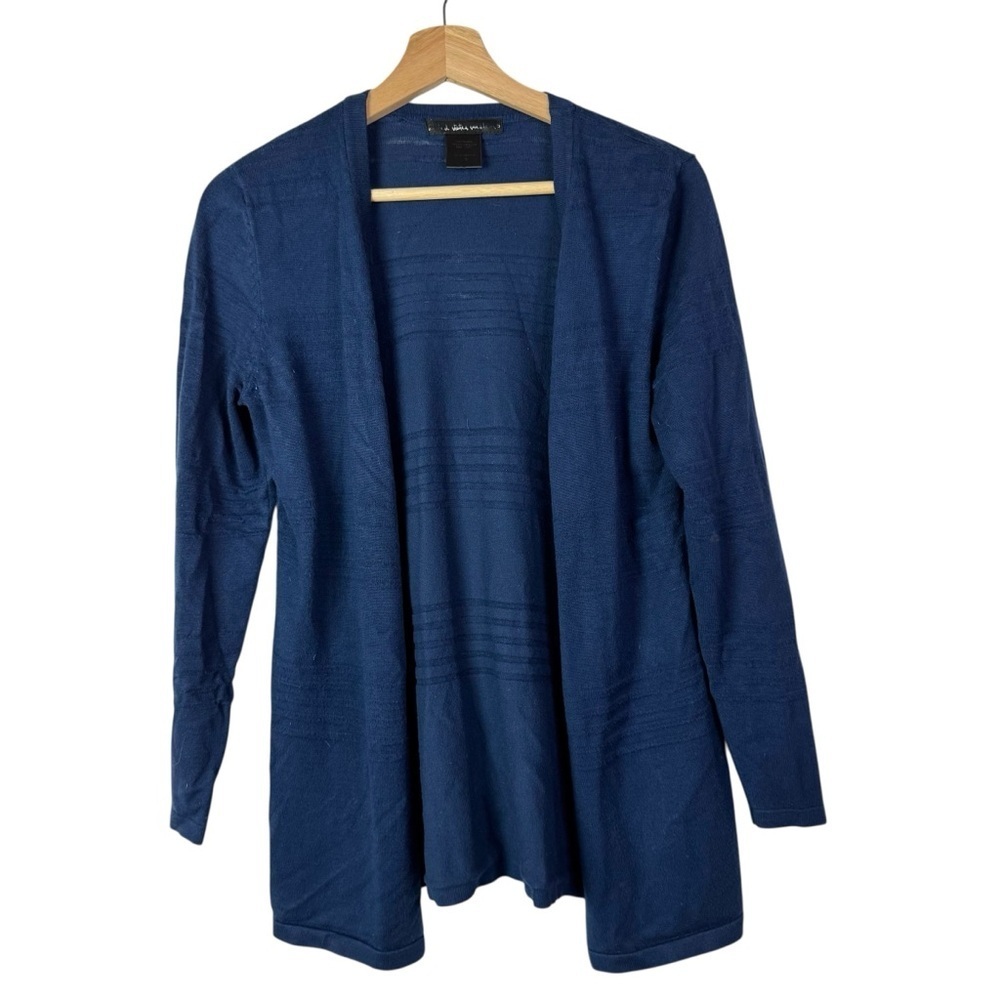 United States‎ Sweaters Royal Blue Open Front Cardigan Sweater S